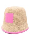 Jacquemus Le Bob Soli Bucket Hat In Pink & Purple