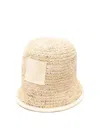 Jacquemus Le Bob Ficiu Bucket Cap In White