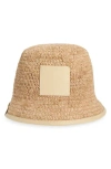 Jacquemus Ficiu Bucket Hat -  -  Beige - Raphia