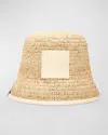 Jacquemus Le Bob Soli Raffia Hat In Ivory