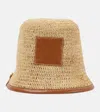 Jacquemus Le Bob Soli Raffia Hat In Beige
