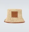 Jacquemus Le Bob Soli Raffia Bucket Hat In Neutrals