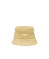 Jacquemus Le Bob Sperone Pony-hair Bucket Hat In Nude