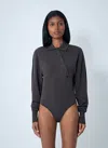 Jacquemus Le Body Tordu Merino In Gray