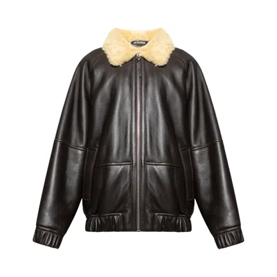 Pre-owned Jacquemus Le Bombardier 'dark Brown' | Men's Size 46