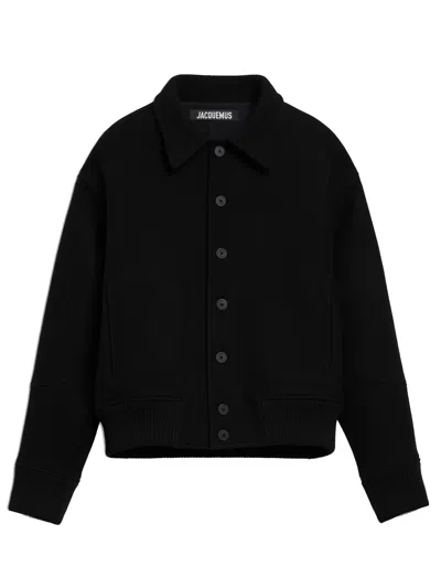 Jacquemus Le Bomber Feltro In Black