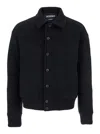 Jacquemus Men Le Bomber Feltro In Black