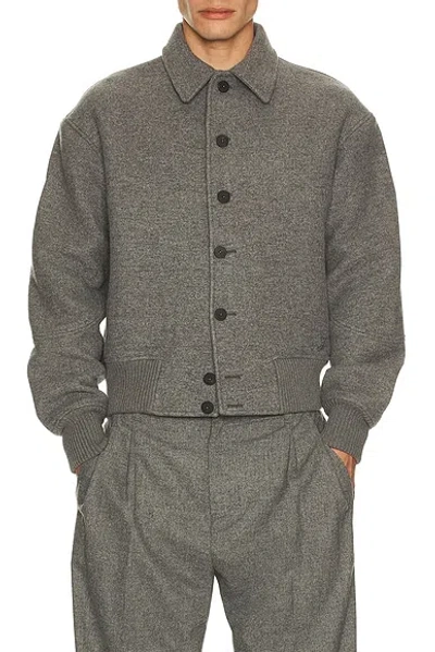 Jacquemus The Feltro Bomber Jacket In Brown