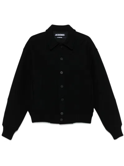 JACQUEMUS LE BOMBER FELTRO JACKET