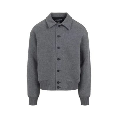 JACQUEMUS JACQUEMUS LE BOMBER FELTRO JACKET MEN