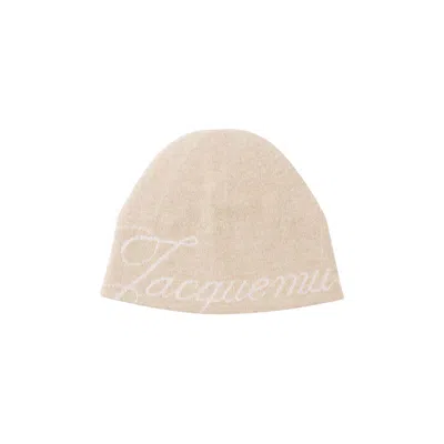 Pre-owned Jacquemus Le Bonnet Atelier 'light Beige' | Tan | Men's Size Onesize In Brown