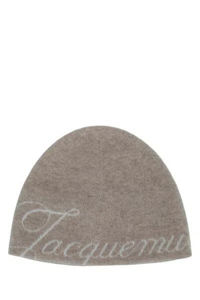 Jacquemus Le Bonnet Atelier Mini Bonnet Hat In Brown