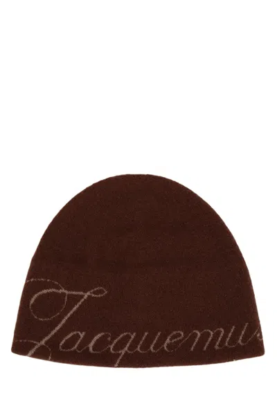 Jacquemus Le Bonnet Atelier Mini Hat In Brown