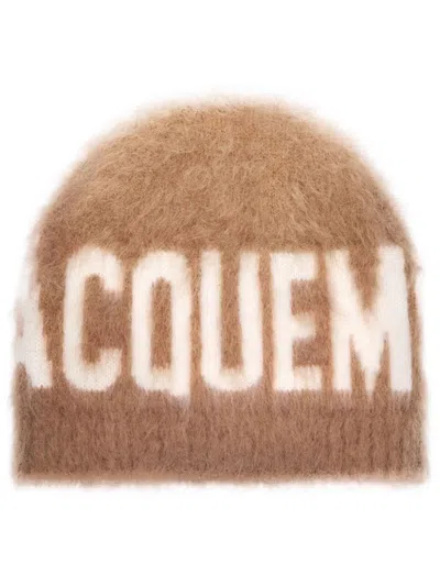 Jacquemus Le Bonnet Beanie In Neutrals