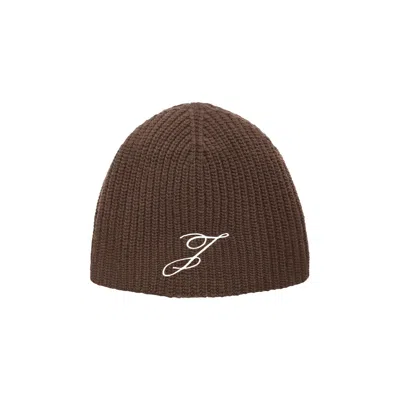 Pre-owned Jacquemus Le Bonnet Espiral 'dark Brown' | Men's Size Onesize