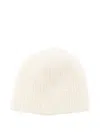 Jacquemus Ribbed Beanie In Brown