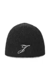 Jacquemus Le Bonnet Espiral In Wool Accessories In Gray