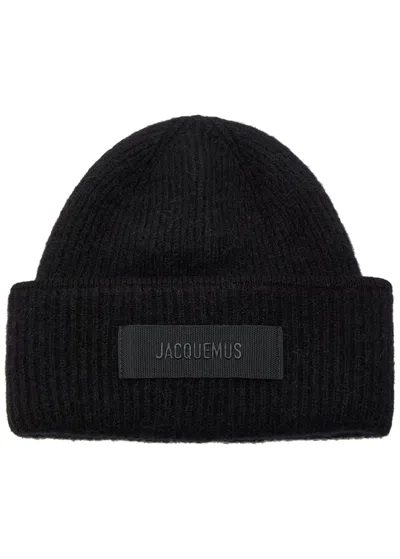JACQUEMUS JACQUEMUS LE BONNET GROS GRAIN ALPACA-BLEND BEANIE