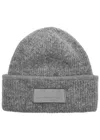 Jacquemus Le Bonnet Gros Grain Wool-blend Beanie In Dark Grey