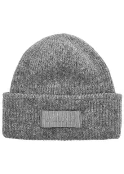 JACQUEMUS JACQUEMUS LE BONNET GROS GRAIN ALPACA-BLEND BEANIE