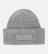 Jacquemus Le Bonnet Gros Grain Wool-blend Beanie In Grey