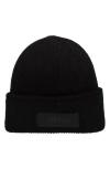 Jacquemus Alpaca Wool Beanie In Black