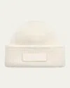 Jacquemus Le Bonnet Knit Wool-blend Beanie In Off White