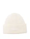 Jacquemus The Gros Grain Beanie Hat In White