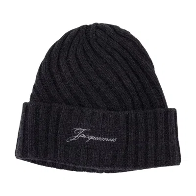 Jacquemus Le Bonnet Tourni In Black
