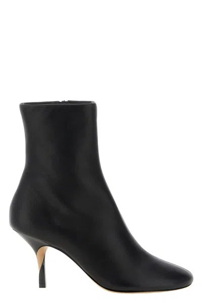 Jacquemus Pointed-toe Ankle Boots In Black