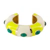 Jacquemus The Rayures Earring In Yellow