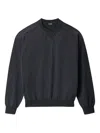 Jacquemus Long Sleeve Crewneck Sweater With Ribbed Cuffs