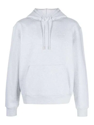 Jacquemus Brode Cotton Hoodie In Grey