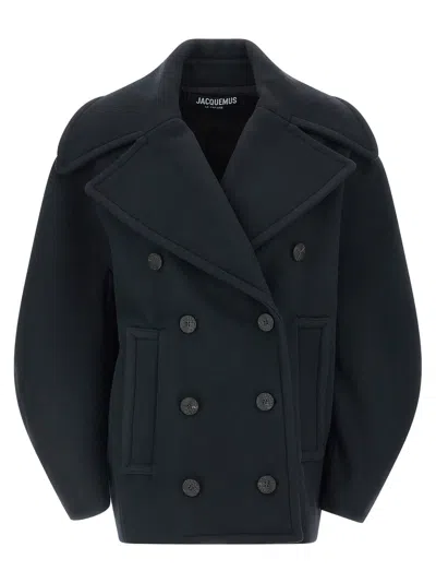 JACQUEMUS LE CABAN OVALO COAT