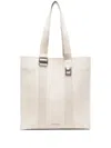 Jacquemus Le Cabas Cuerda Canvas Tote Bag In Neutrals