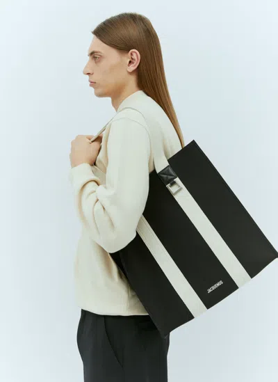 Jacquemus Le Cabas Cuerda Tote Bag In Black