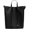 Jacquemus Le Cabas Marino Leather Tote In Black