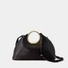 Jacquemus Small Calino Leather Top Handle Bag In Black
