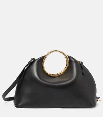 Jacquemus Le Calino Leather Tote Bag In Black