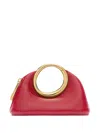 Jacquemus Le Calino Ring-detail Clutch Bag In Red