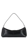 Jacquemus Le Calisson Crocodile-effect Leather Shoulder Bag In Black