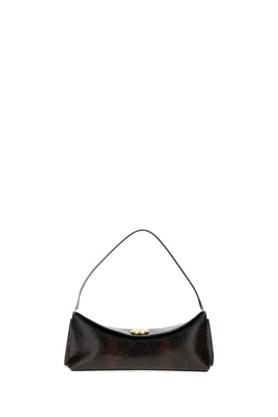 Jacquemus La Pochette Ovalo Shoulder Bag In Brown