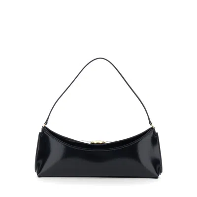 JACQUEMUS JACQUEMUS OVALO LEATHER CLUTCH BAG
