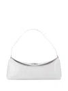 Jacquemus Le Calisso Patent Leather Shoulder Bag In White