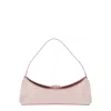 Jacquemus Le Calisso Pink Shoulder Bag With Engraved Snap Button In Leather In Pink