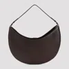 Jacquemus Large Ovalo Calf Leather Hobo Bag In Brown