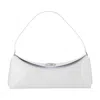 Jacquemus Le Calisso White Shoulder Bag With Engraved Snap Button In Leather Woman In White