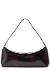 Jacquemus Le Calisson Crocodile-effect Leather Shoulder Bag In Brown
