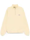 Jacquemus High Collar Half-zip Grosgrain Sweatshirt