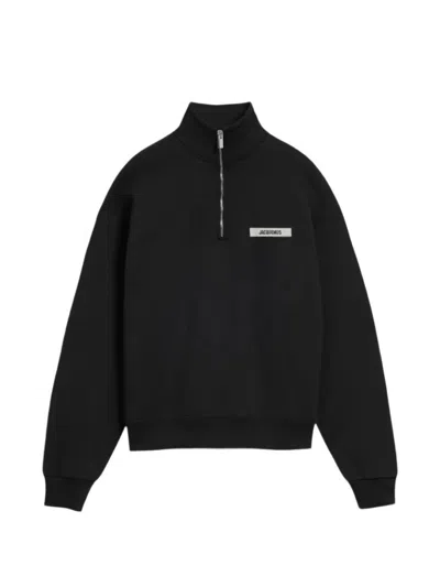 Jacquemus Le Camionneur Gros Grain In Black